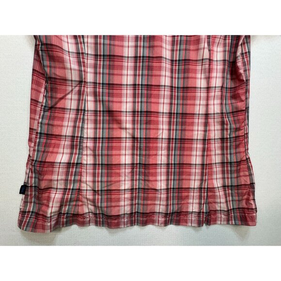 Kühl Men's Short Sleeves Button Up Shirt Size S Red Plaid Eluxor Pockets Casual - Picture 10 of 11